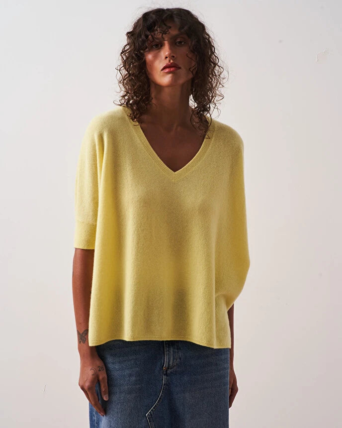 V-neck poncho sweater Kate - Absolut Cashmere