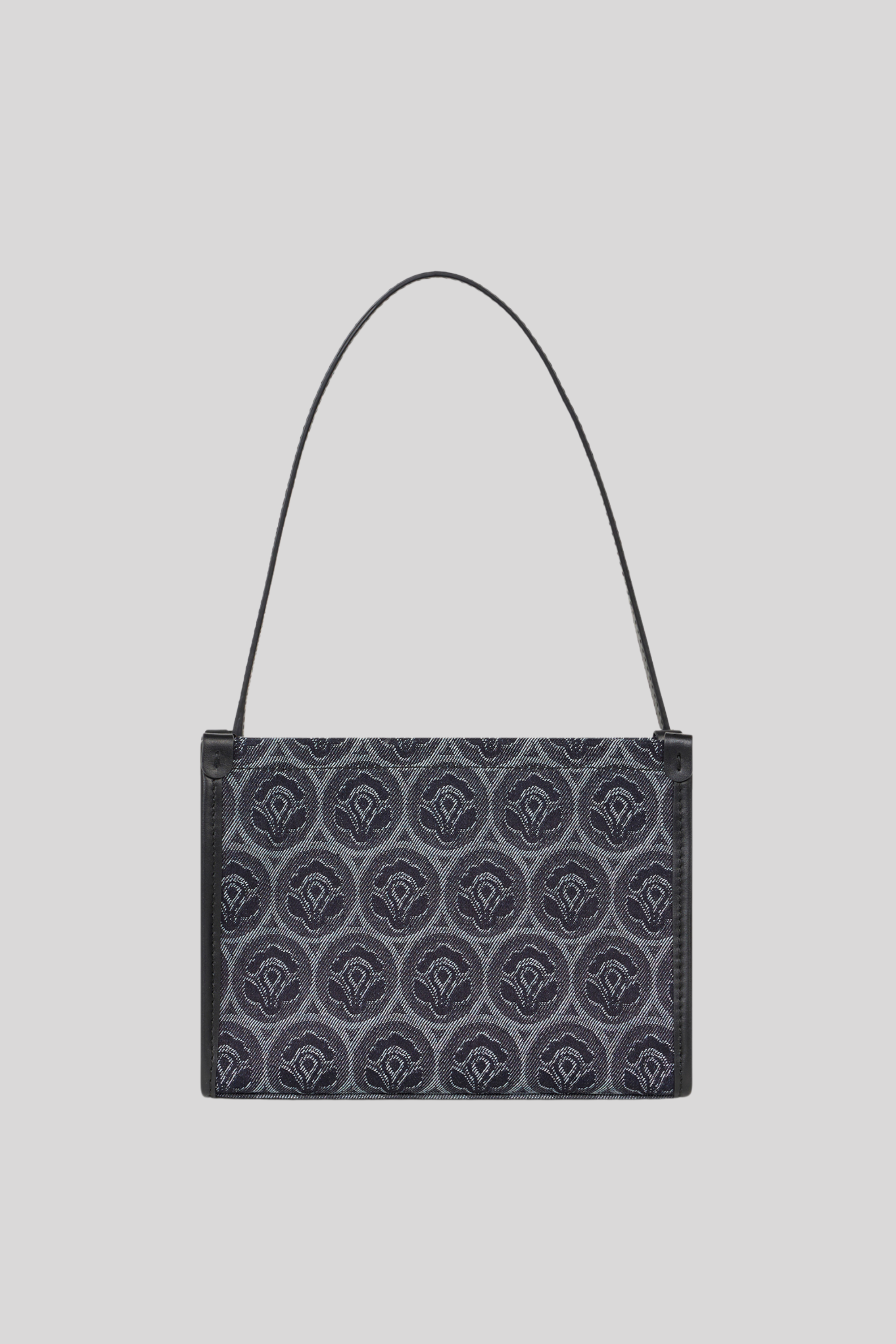 Denim jacquard Pegaso bag