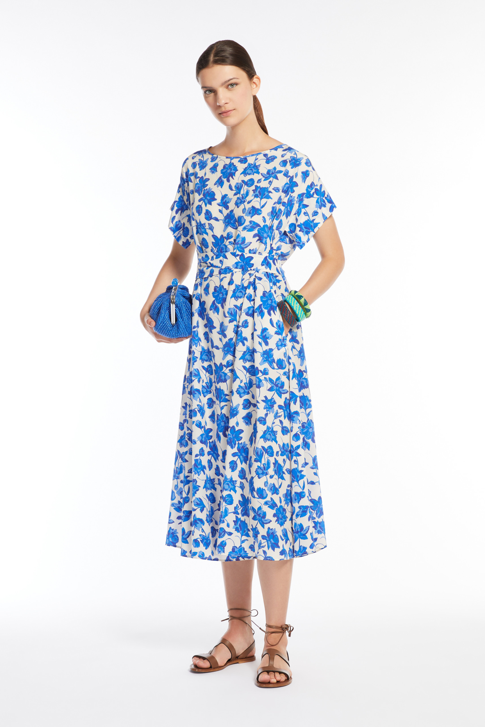 Cannes silk crêpe de Chine dress - Max Mara