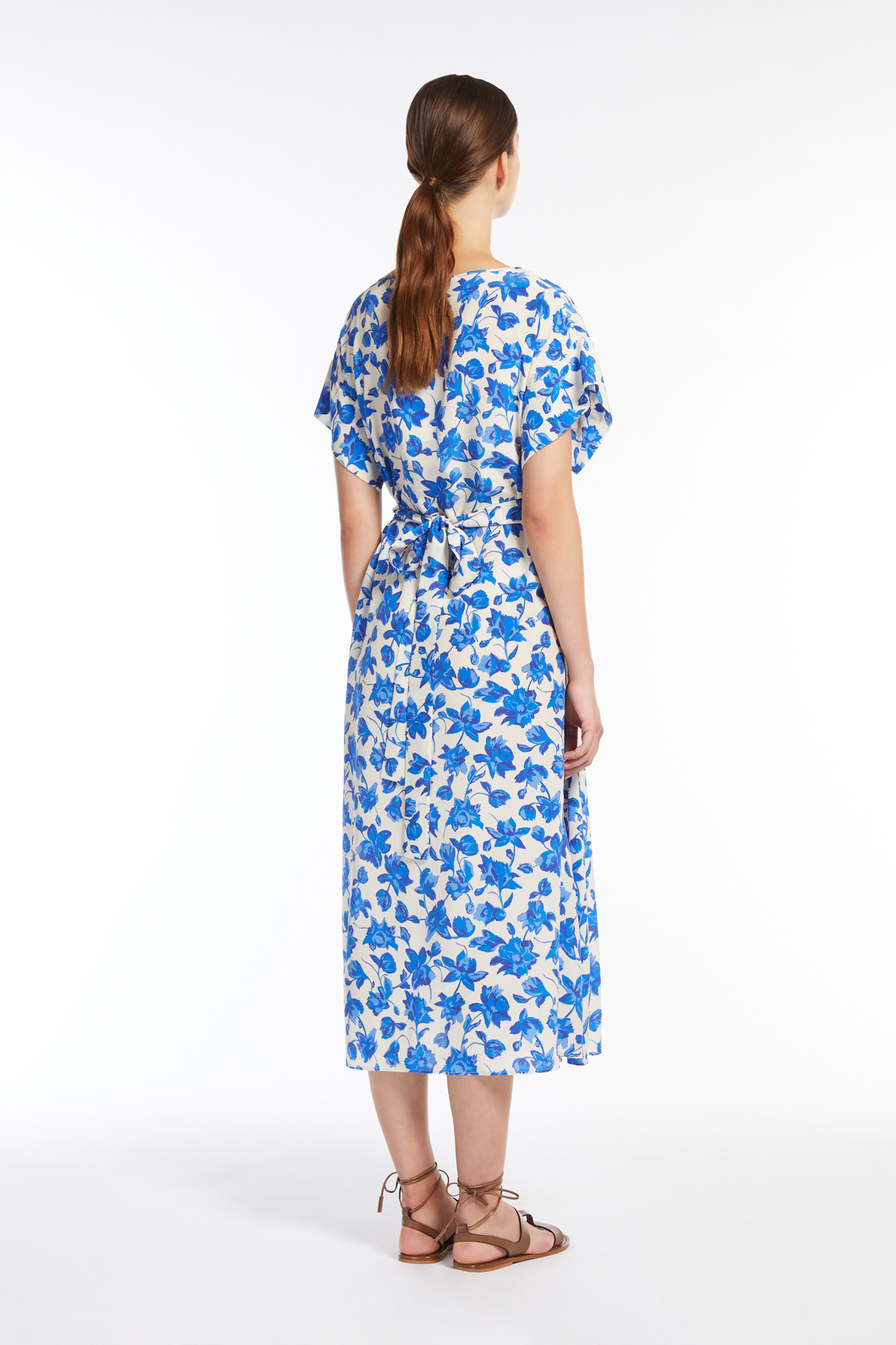 Cannes silk crêpe de Chine dress - Max Mara