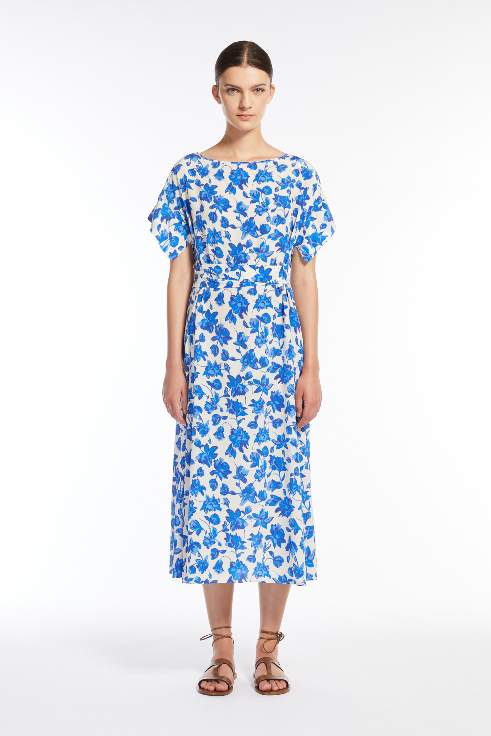 Cannes silk crêpe de Chine dress - Max Mara