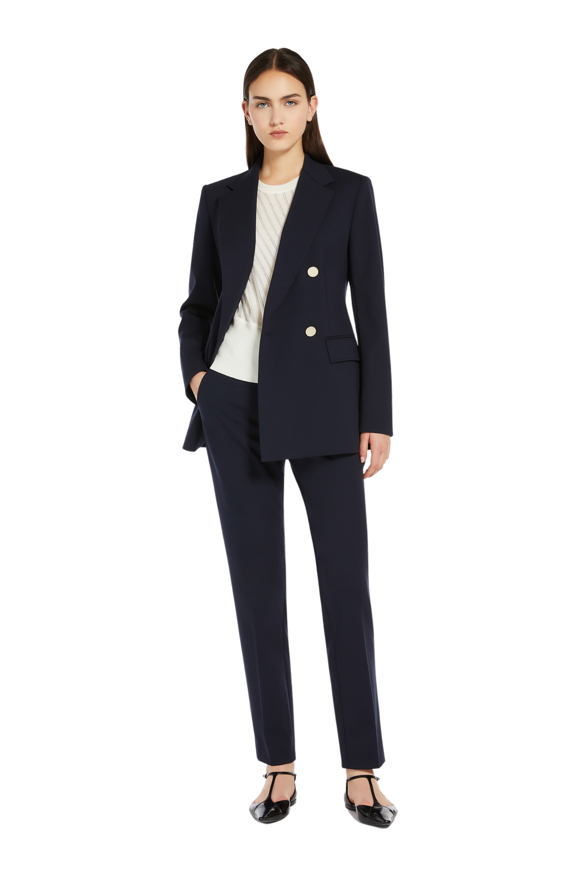 Double-breasted jersey blazer - Max Mara