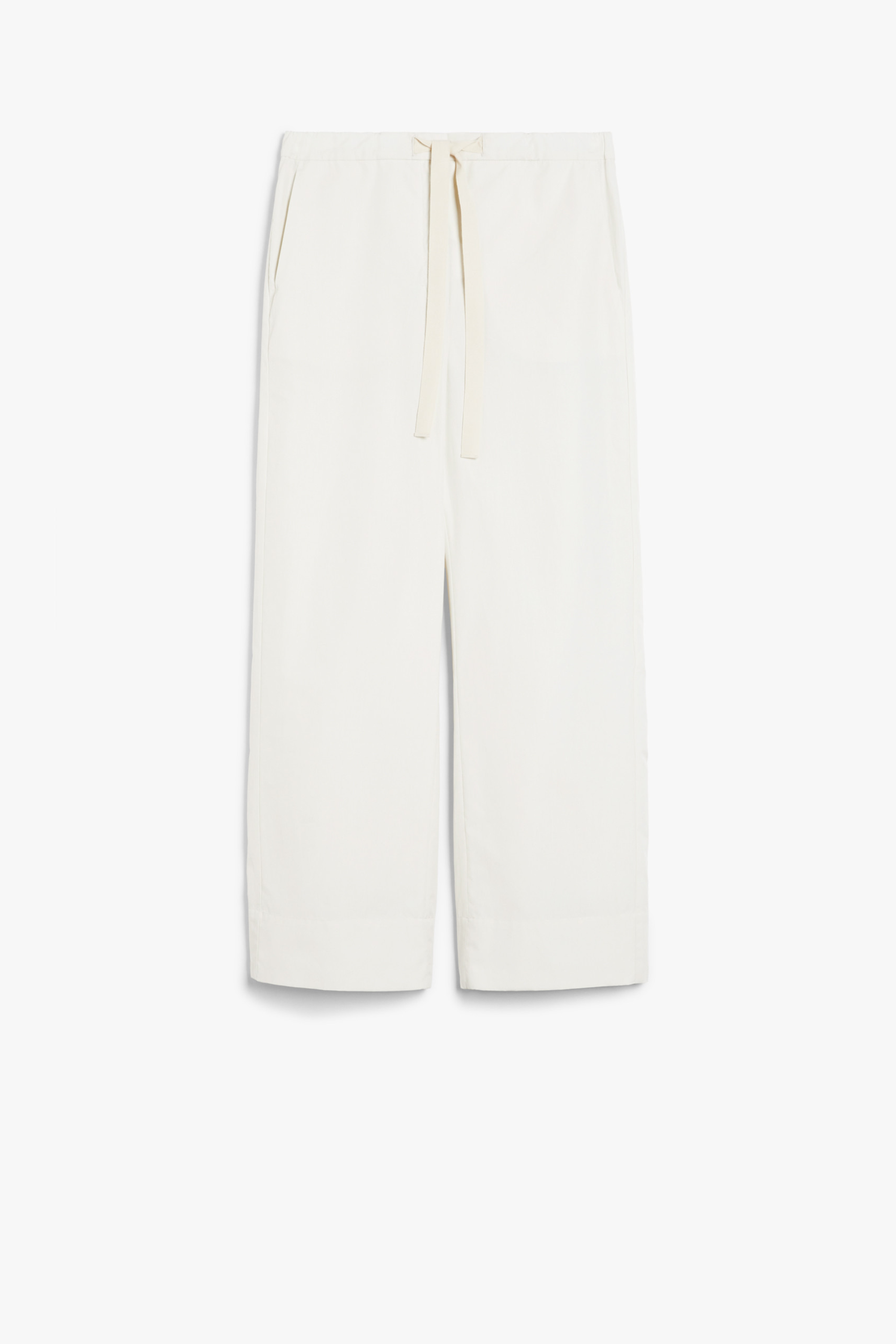 Argento poplin drawstring trousers - Max Mara