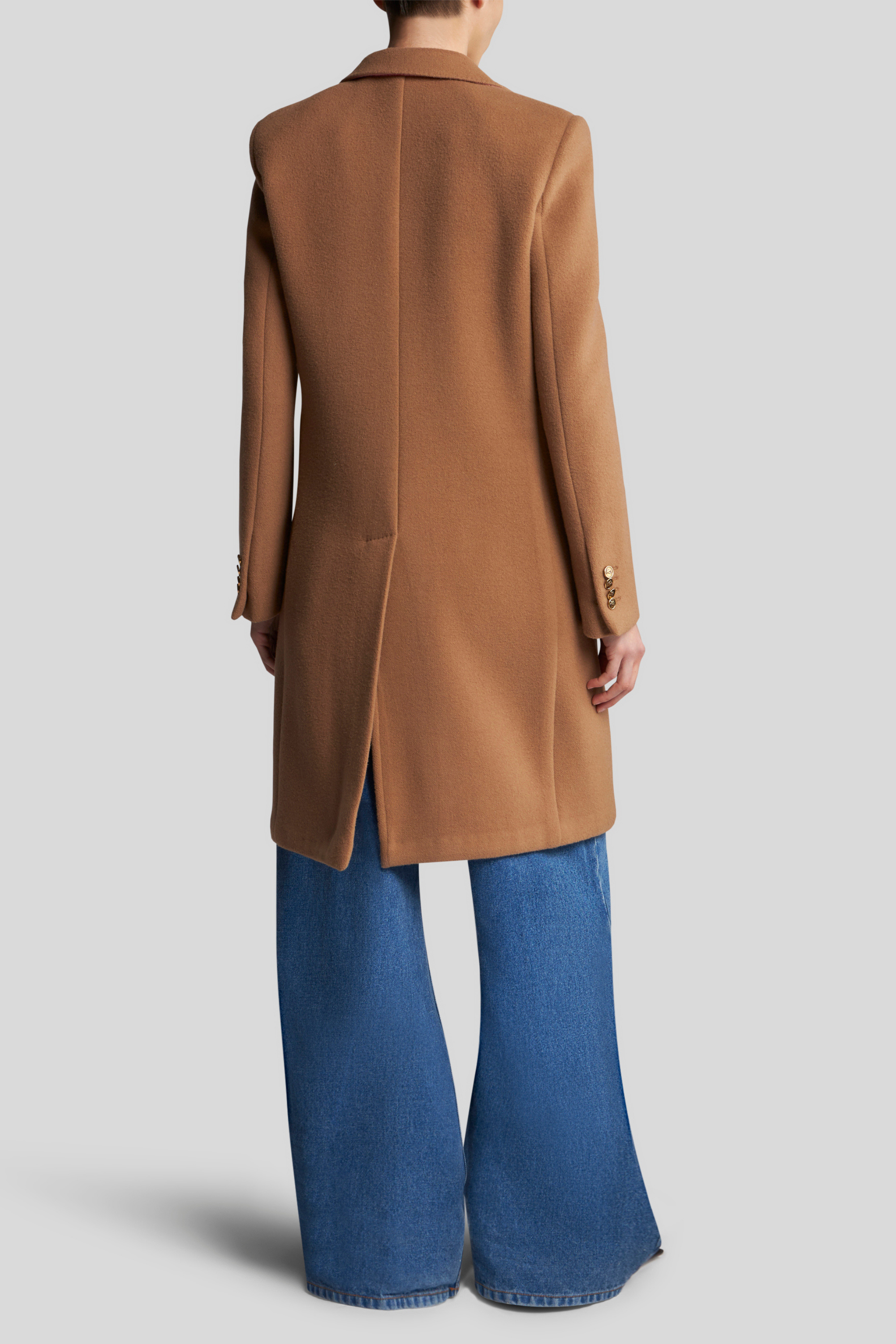 Wool Blend Long Coat - Etro