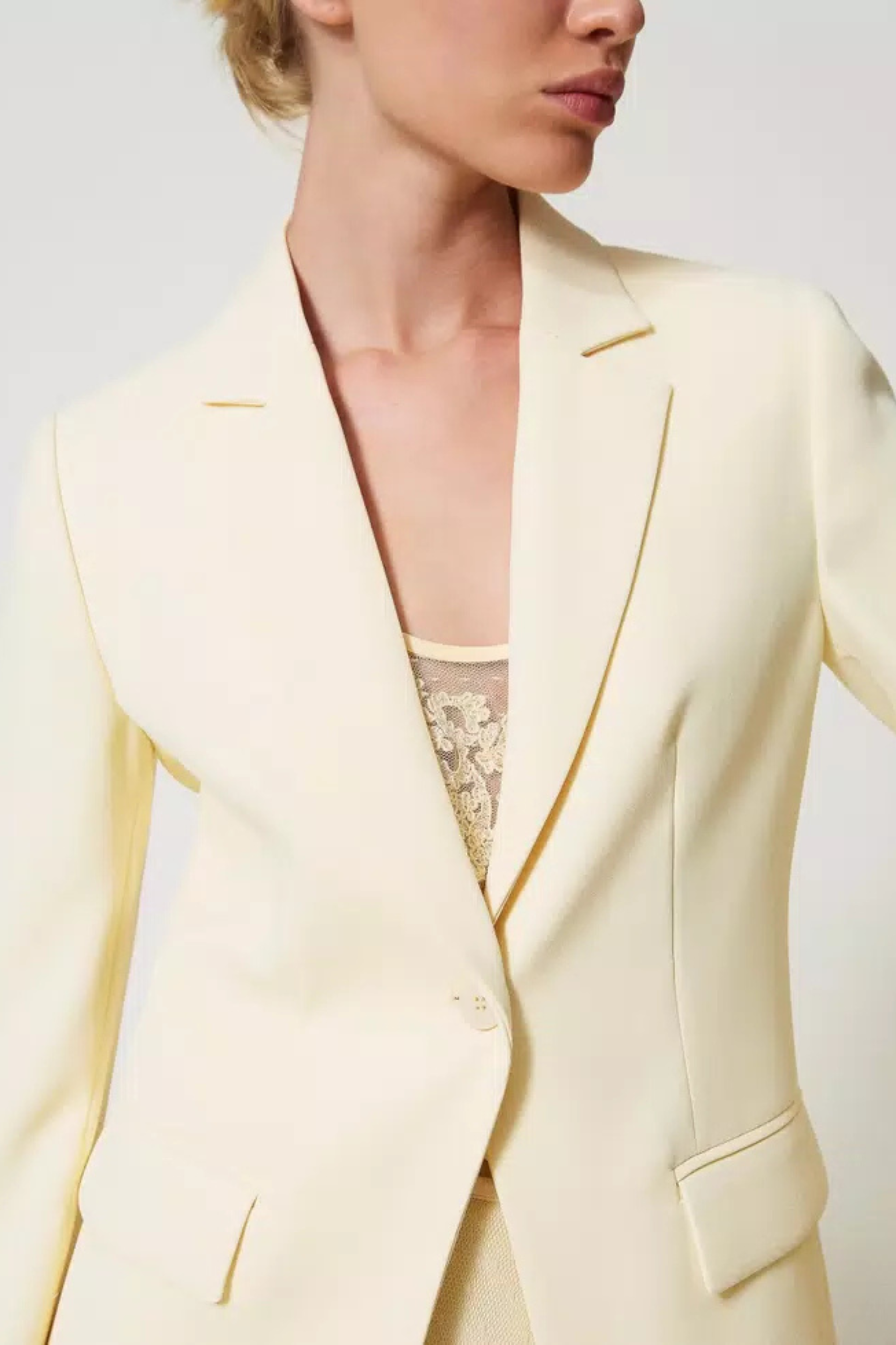 Fluid crêpe blazer - Twinset