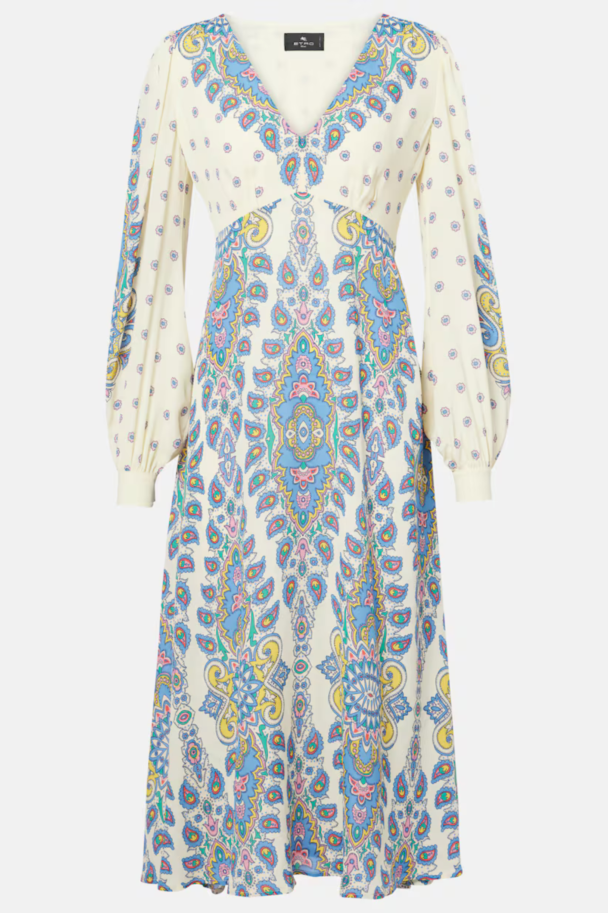 Paisley crêpe de chine midi dress - Etro