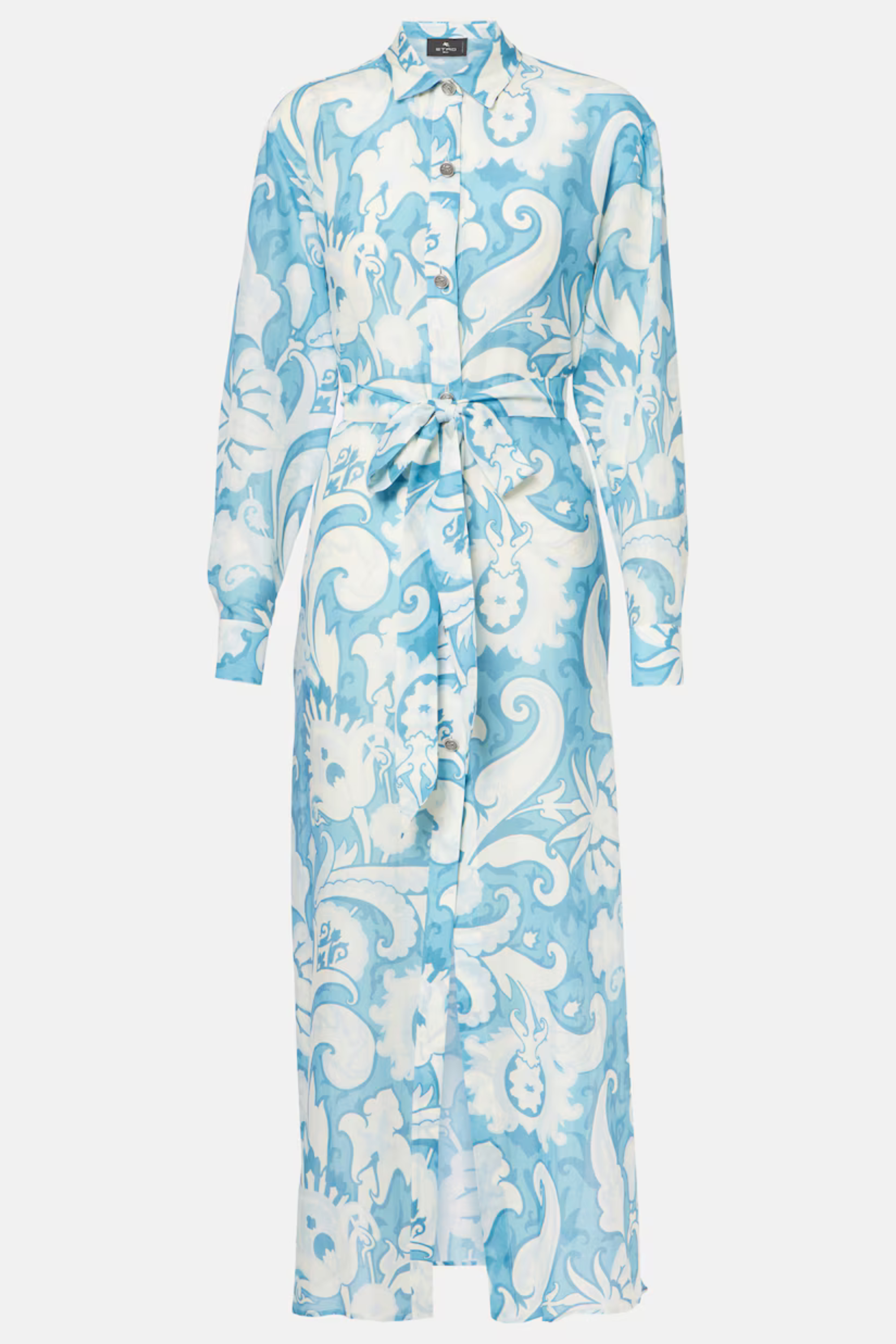 Paisley cotton and silk shirt-dress - Etro