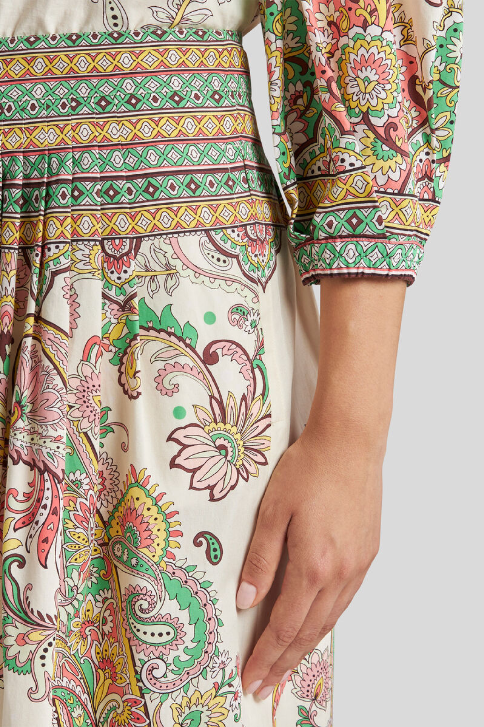 Paisley printed cotton poplin midi skirt - Etro