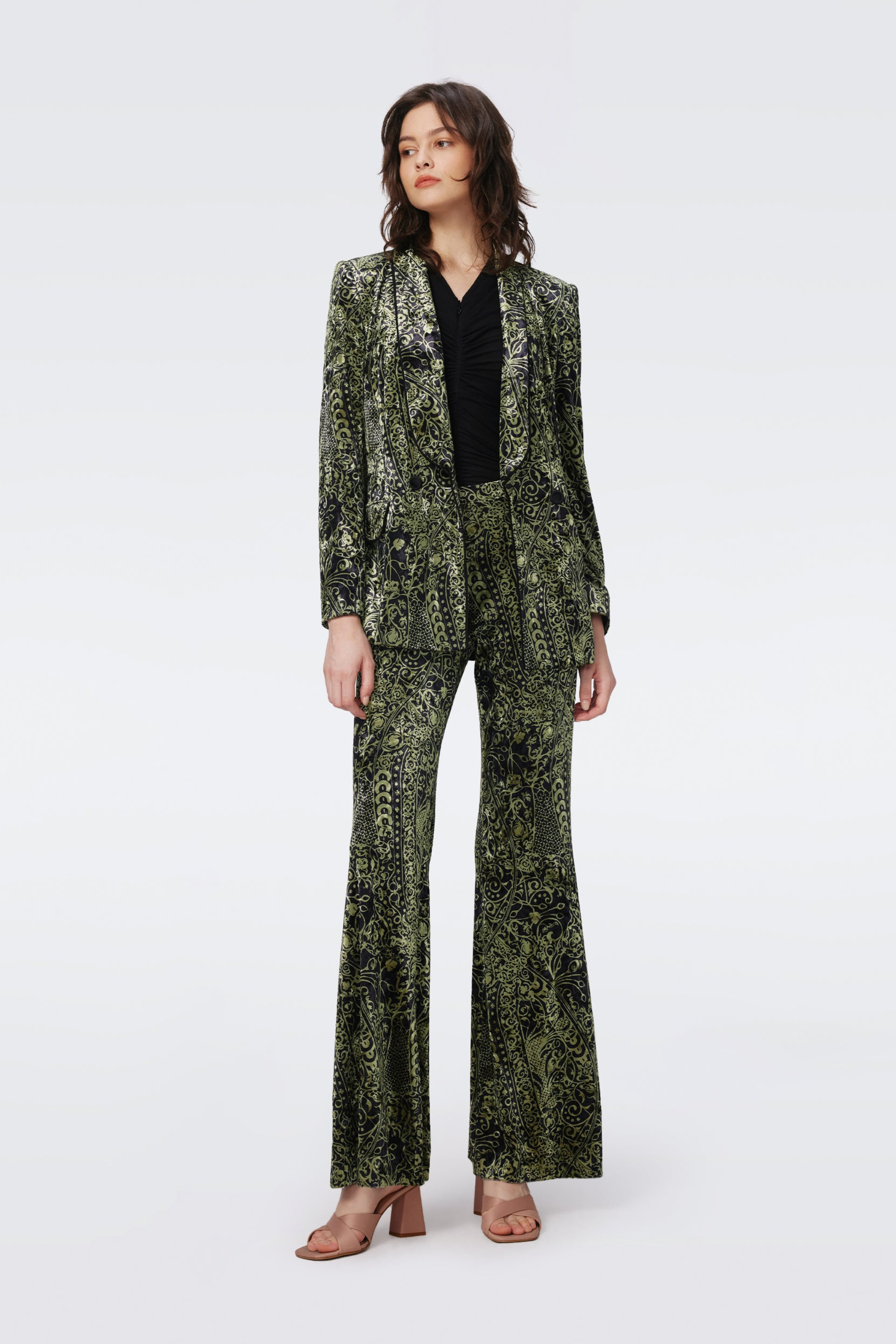 Ruthette velvet trousers - DVF