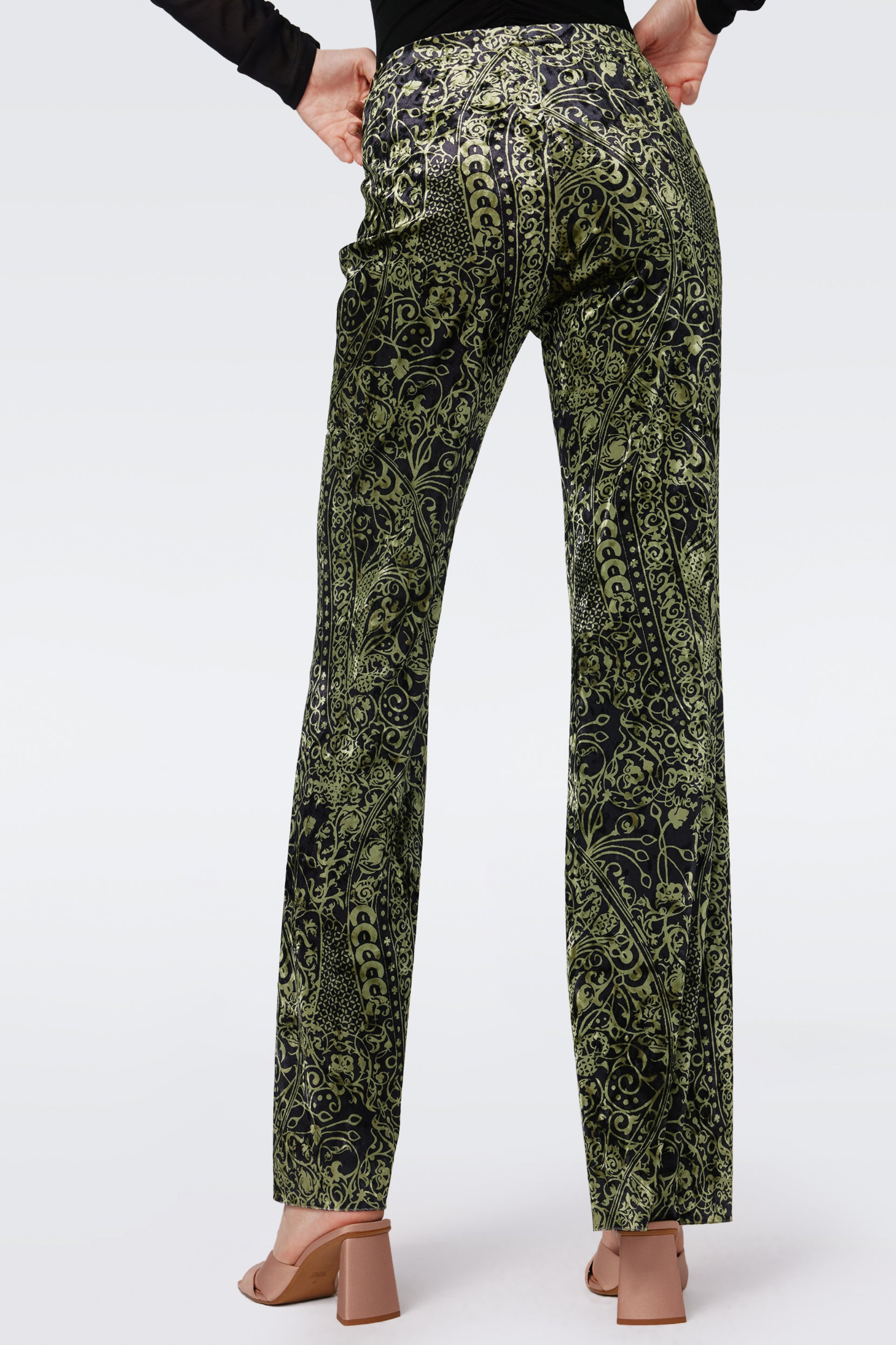 Ruthette velvet trousers - DVF