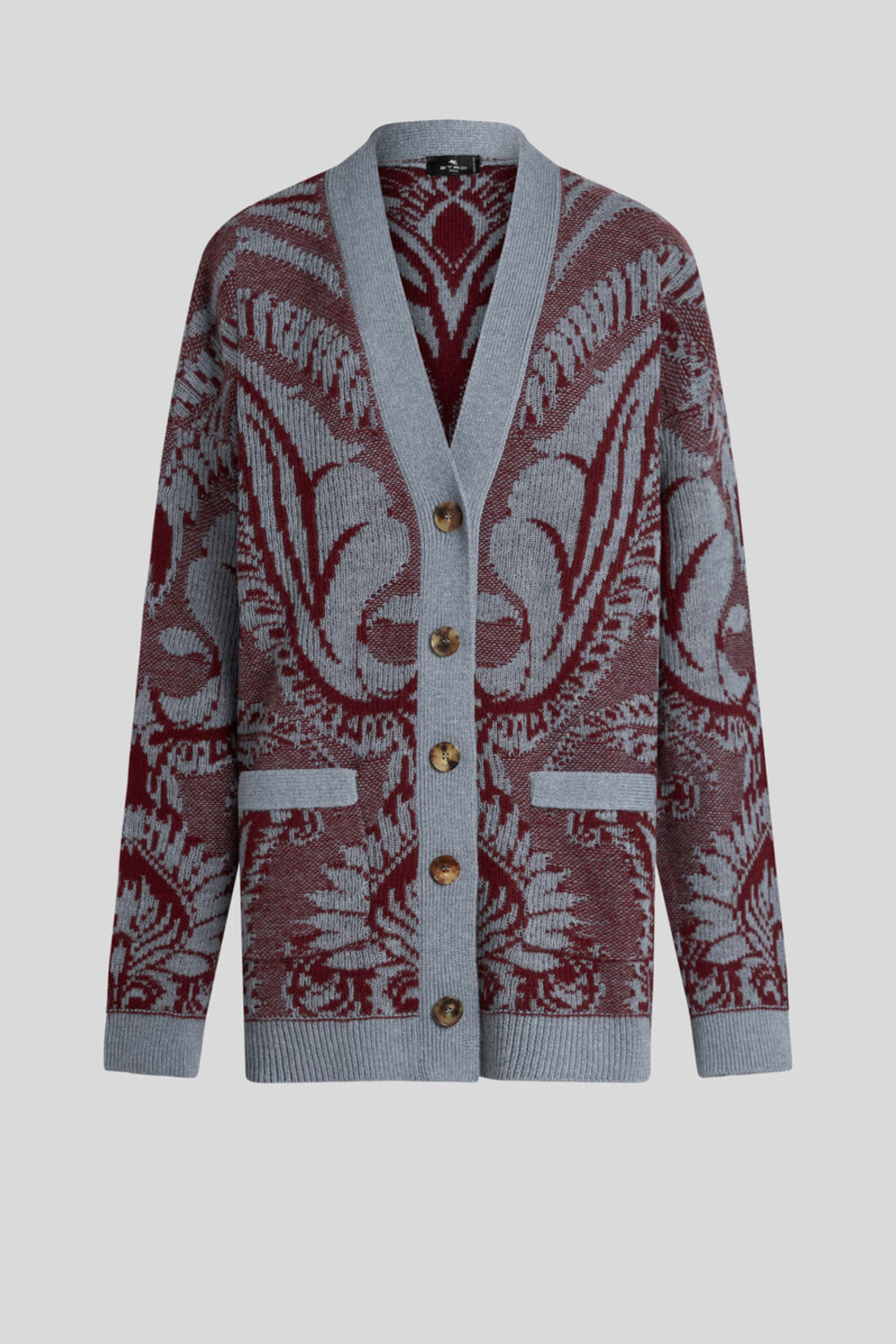 Wool jacquard cardigan - Etro