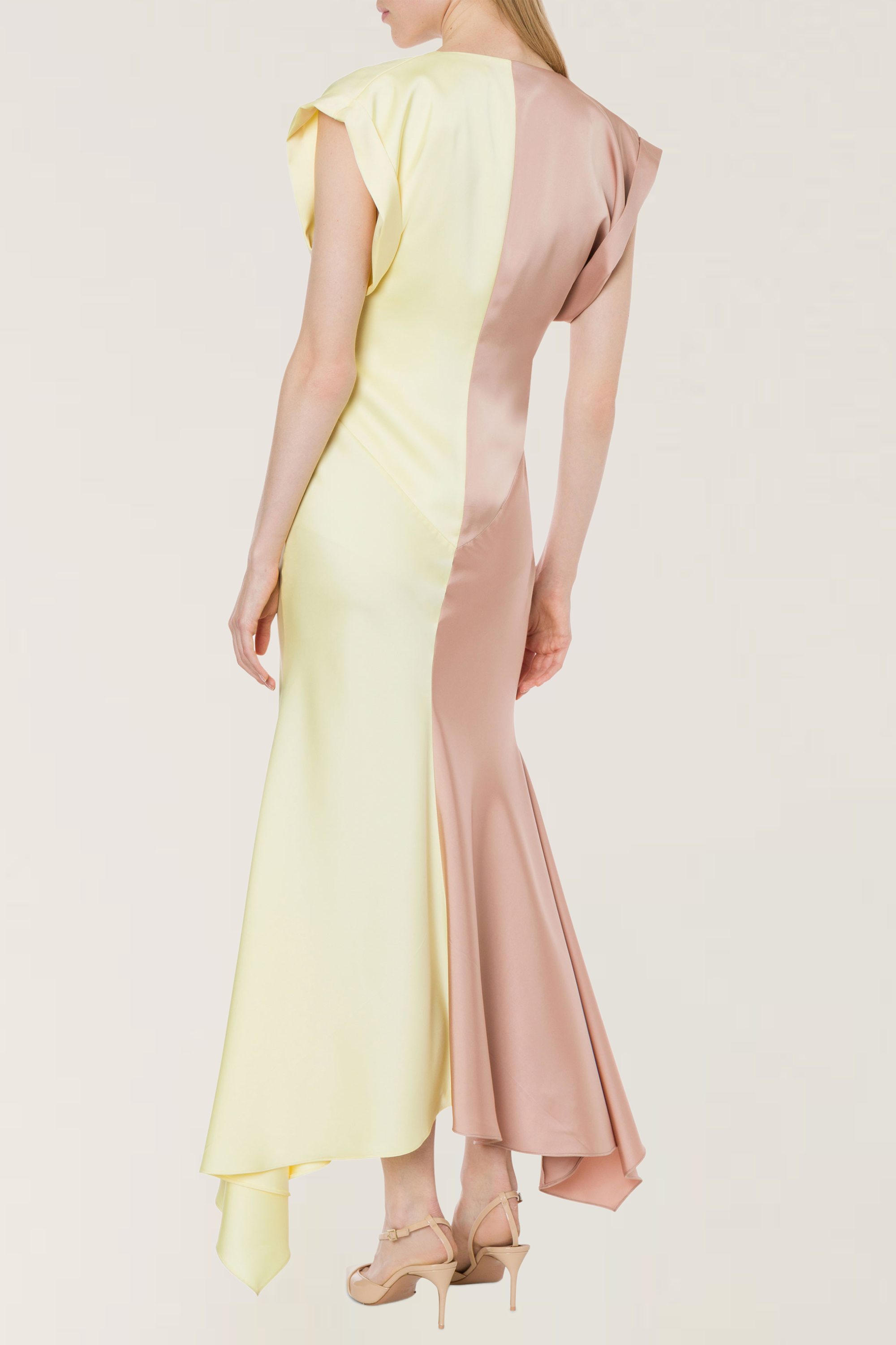 Bicolour satin dress - Philosophy