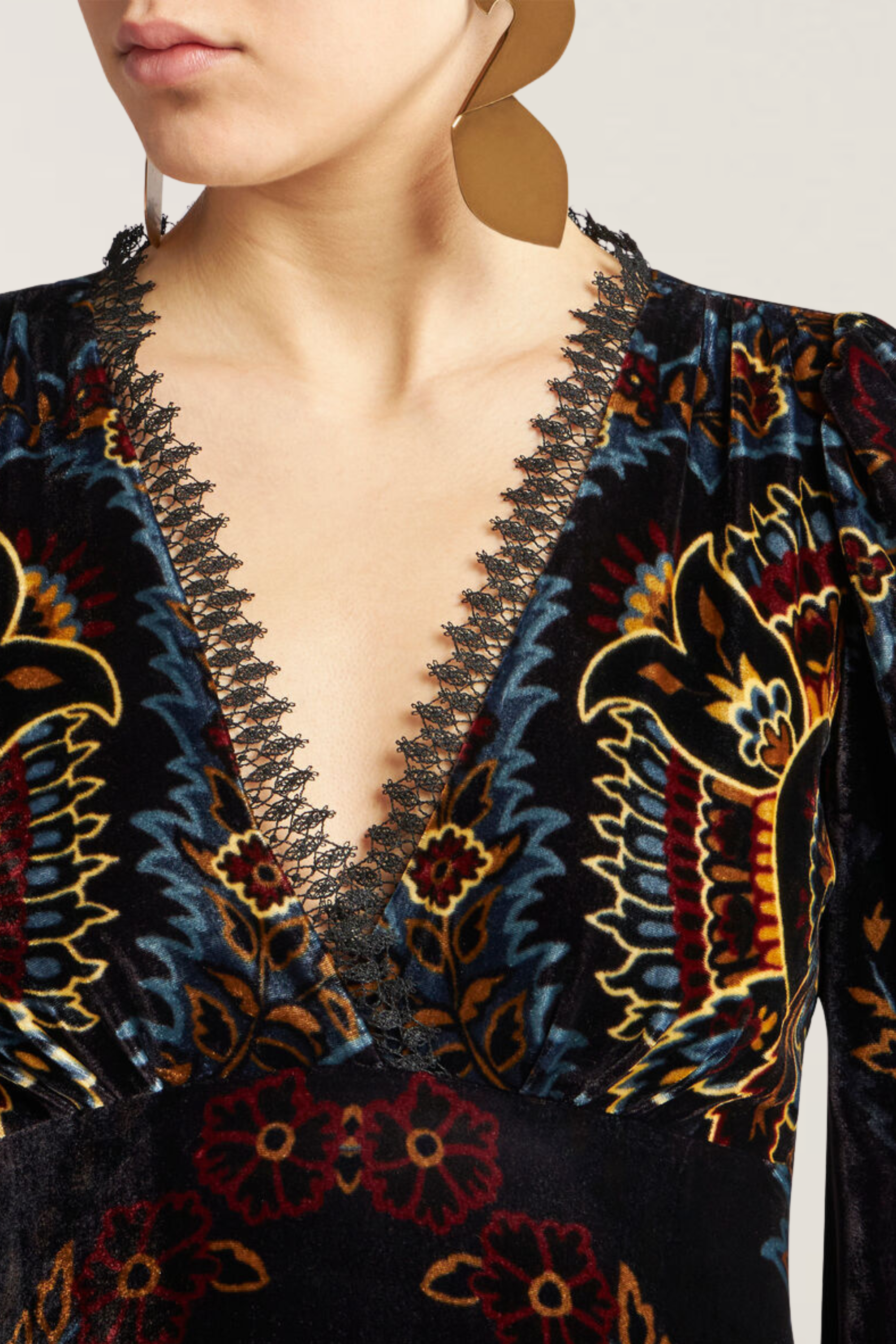 Printed velvet dress - Etro