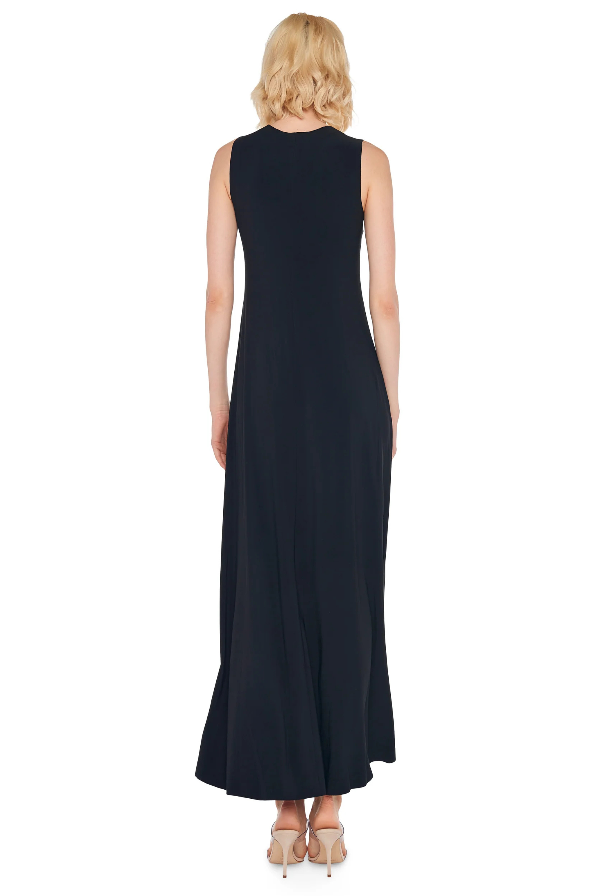 Sleeveless long swing dress - Norma Kamali