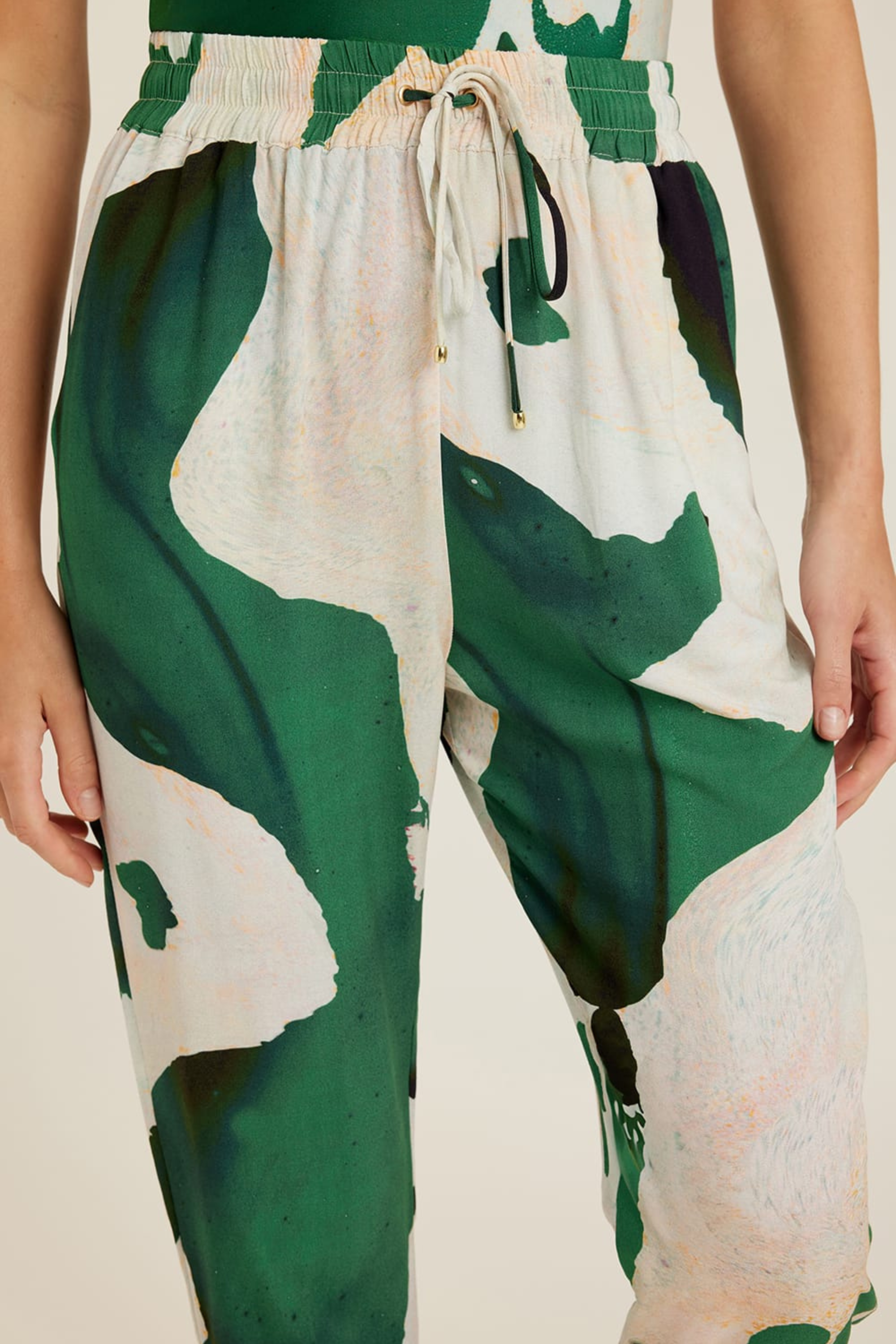 Green Coast high waist trousers - Lenny Niemeyer