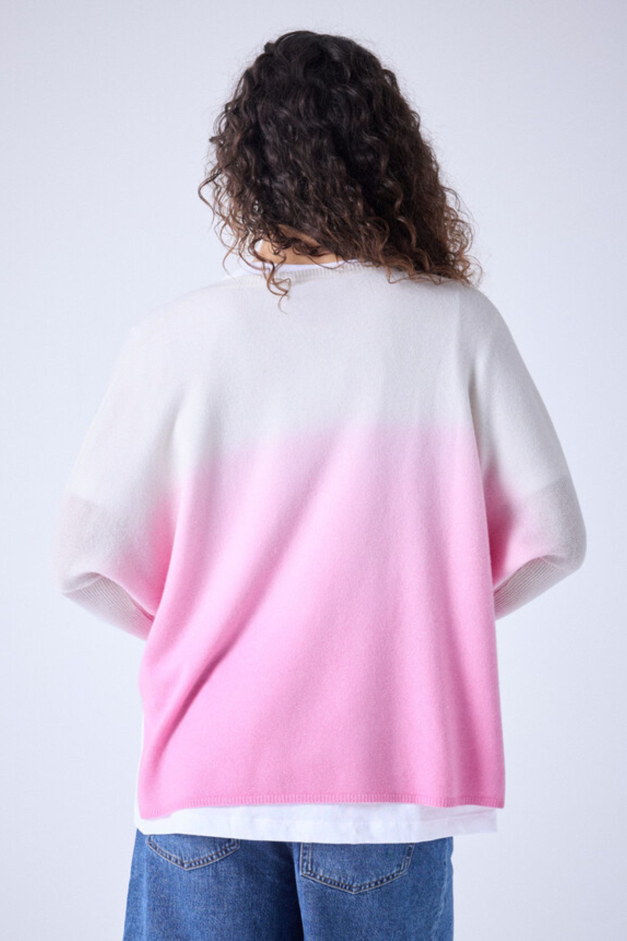 Millie V-neck poncho jumper - Absolut Cashmere