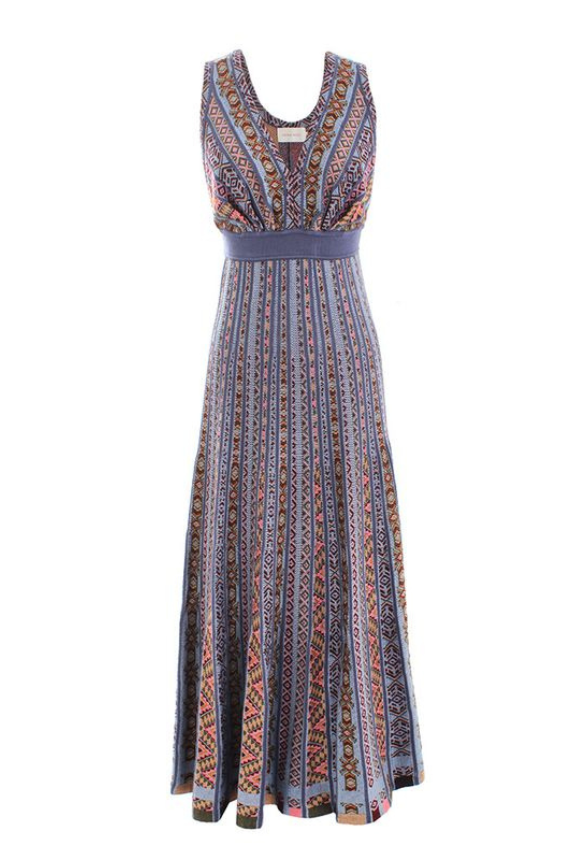 Leonice Jacquard long dress - Cecilia Prado