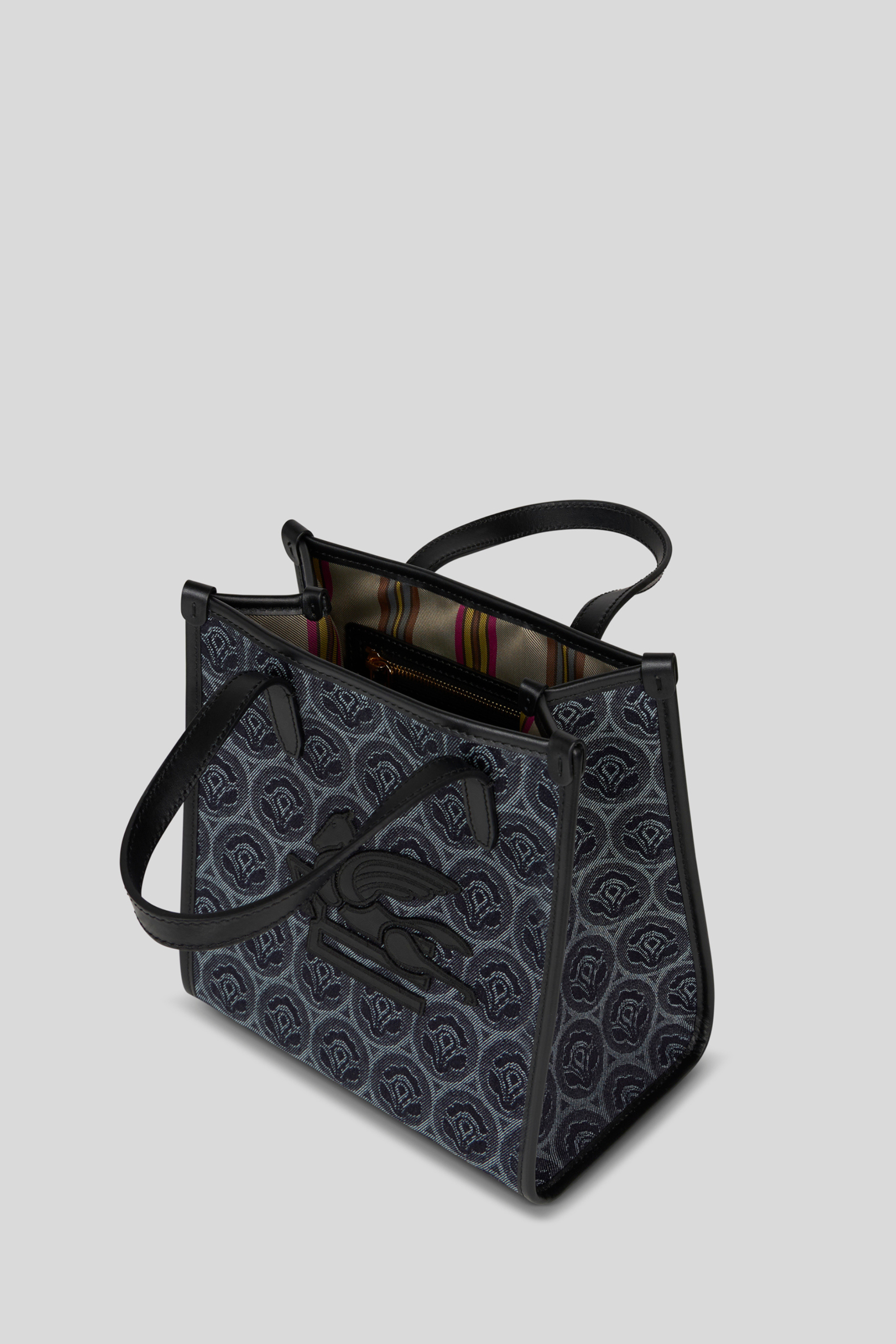 Denim jacquard love trotter bag - Etro