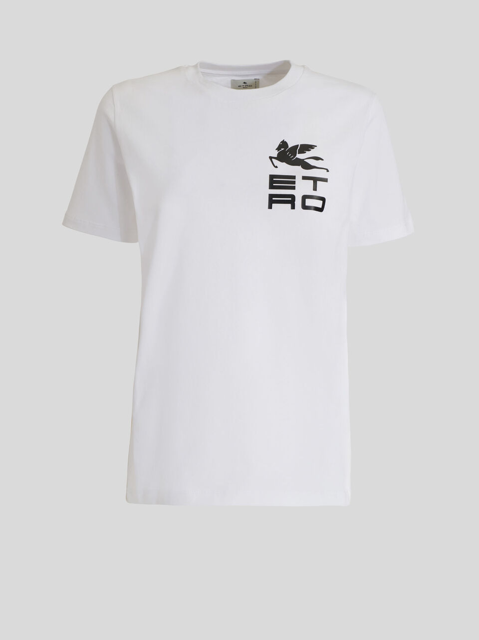 T-shirt Cotton With New Cube Logo - Etro 